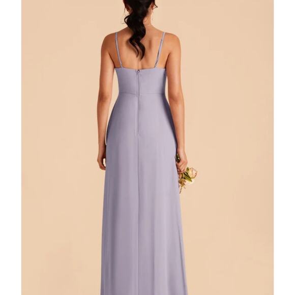 Birdy Grey Amy Lavender Wide Scoop Neck Maxi Dress XS Fairy Bridesmaid Romantic - Picture 7 of 9